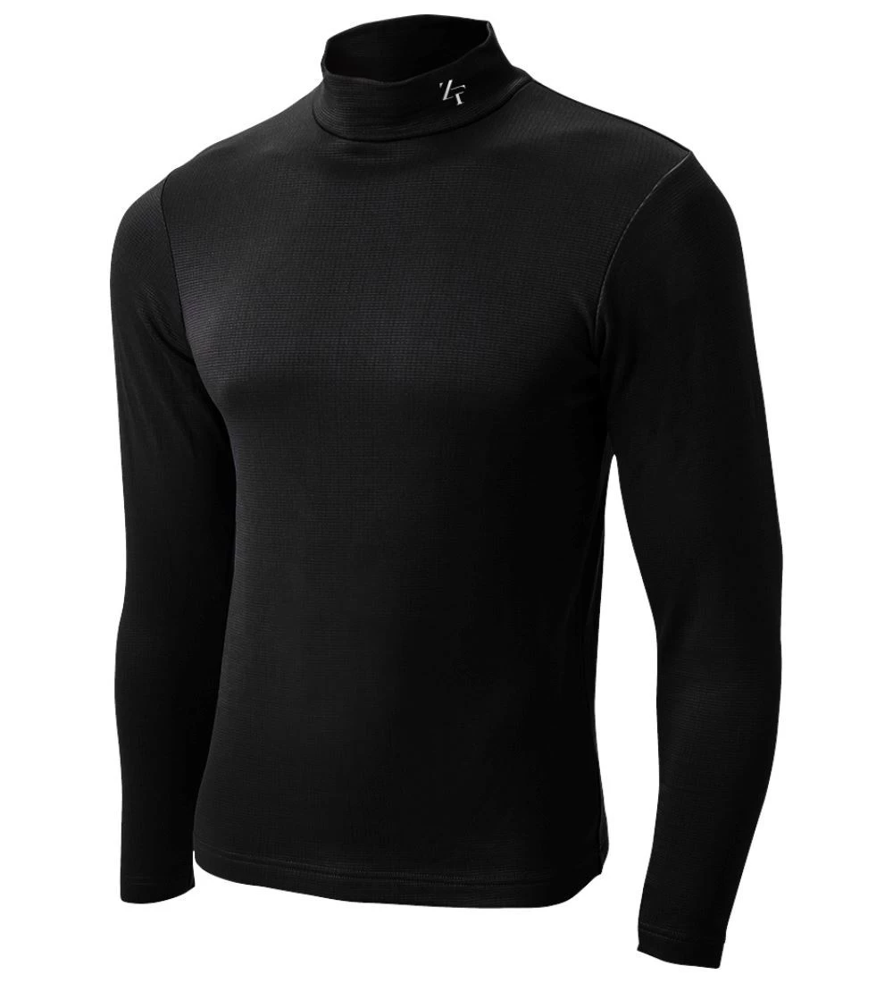 Zerofit Men's Heatrub Move Mock Neck Golf Base Layer 2 Zerofit Men's Heatrub Move Mock Neck Golf Base Layer - Image 2