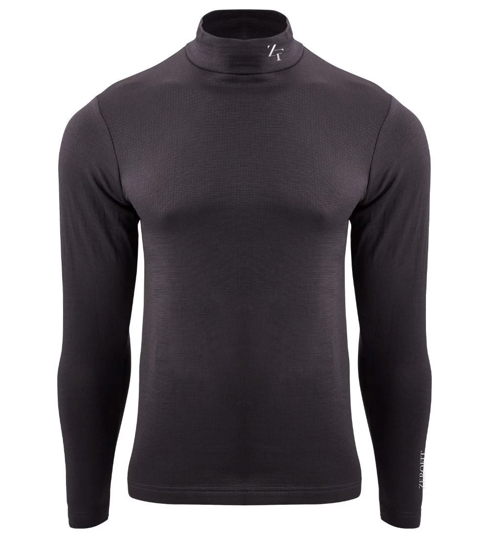 Zerofit Men's Heatrub Move Mock Neck Golf Base Layer 3 Zerofit Men's Heatrub Move Mock Neck Golf Base Layer - Image 3
