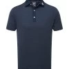 FootJoy Men's Diamond Dot Print Lisle Golf Polo Shirt