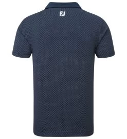 FootJoy Men's Diamond Dot Print Lisle Golf Polo Shirt -All Golf Shop 0074815 footjoy mens diamond dot print lisle golf polo shirt