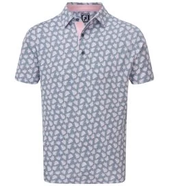 FootJoy Men's Shadow Palm Print Golf Polo Shirt 22 FootJoy Men's Shadow Palm Print Golf Polo Shirt -All Golf Shop 0074838 footjoy mens shadow palm print golf polo shirt