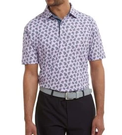 FootJoy Men's Shadow Palm Print Golf Polo Shirt 24 FootJoy Men's Shadow Palm Print Golf Polo Shirt -All Golf Shop 0074845 footjoy mens shadow palm print golf polo shirt