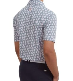 FootJoy Men's Shadow Palm Print Golf Polo Shirt 33 FootJoy Men's Shadow Palm Print Golf Polo Shirt -All Golf Shop 0074850 footjoy mens shadow palm print golf polo shirt