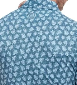 FootJoy Men's Shadow Palm Print Golf Polo Shirt 38 FootJoy Men's Shadow Palm Print Golf Polo Shirt -All Golf Shop 0074855 footjoy mens shadow palm print golf polo shirt