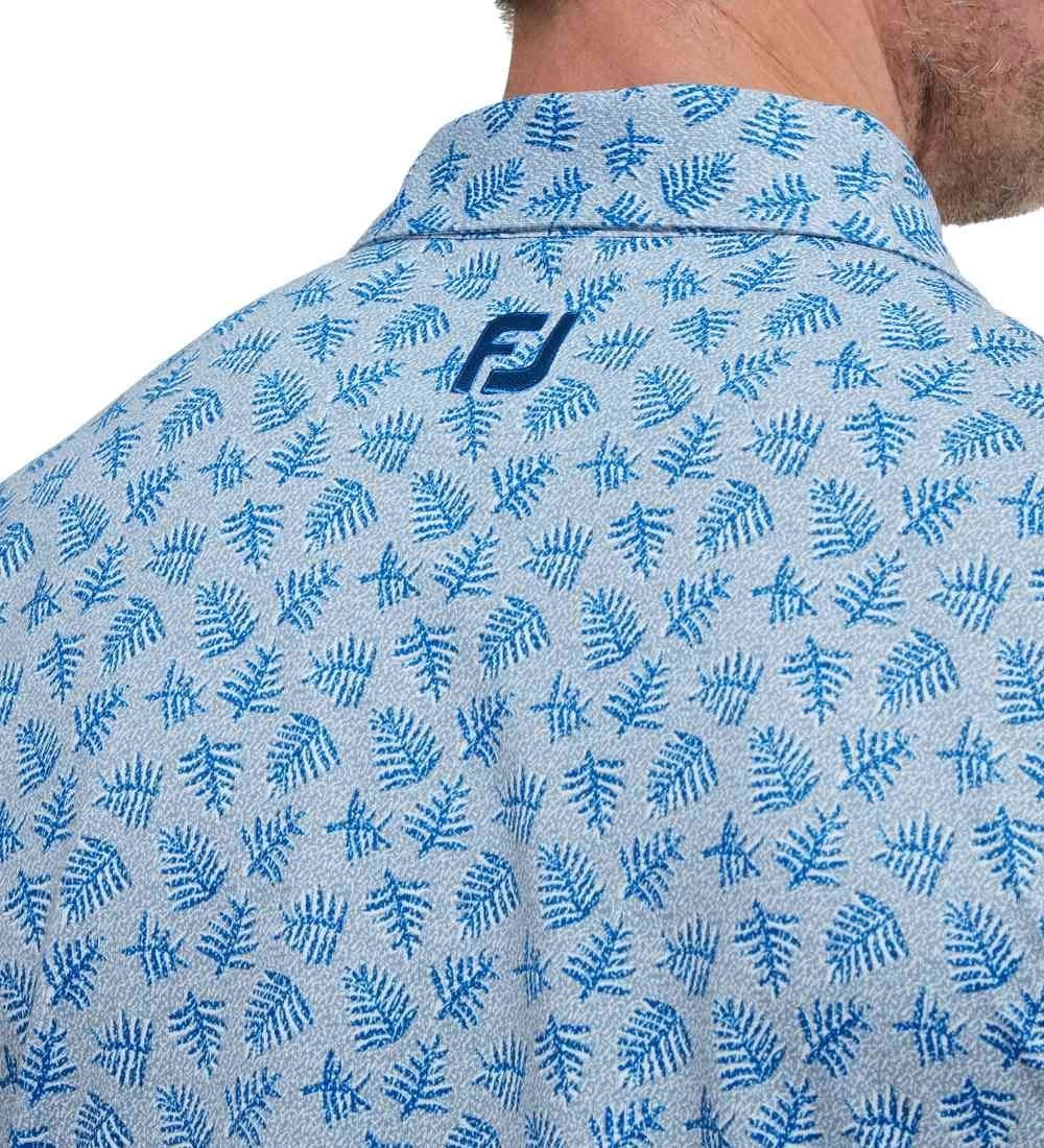 FootJoy Men's Shadow Palm Print Golf Polo Shirt 20 FootJoy Men's Shadow Palm Print Golf Polo Shirt - Image 20