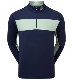FootJoy Men's Engineered Chest Stripe Chill-Out Golf Midlayer 18 FootJoy Men's Engineered Chest Stripe Chill-Out Golf Midlayer -All Golf Shop 0074857 footjoy mens engineered chest stripe chill out golf midlayer