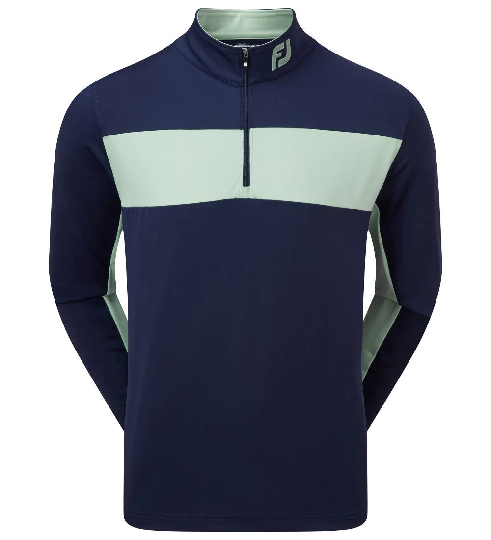FootJoy Men's Engineered Chest Stripe Chill-Out Golf Midlayer 3 FootJoy Men's Engineered Chest Stripe Chill-Out Golf Midlayer - Image 3