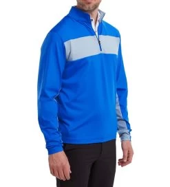 FootJoy Men's Engineered Chest Stripe Chill-Out Golf Midlayer 27 FootJoy Men's Engineered Chest Stripe Chill-Out Golf Midlayer -All Golf Shop 0074868 footjoy mens engineered chest stripe chill out golf midlayer