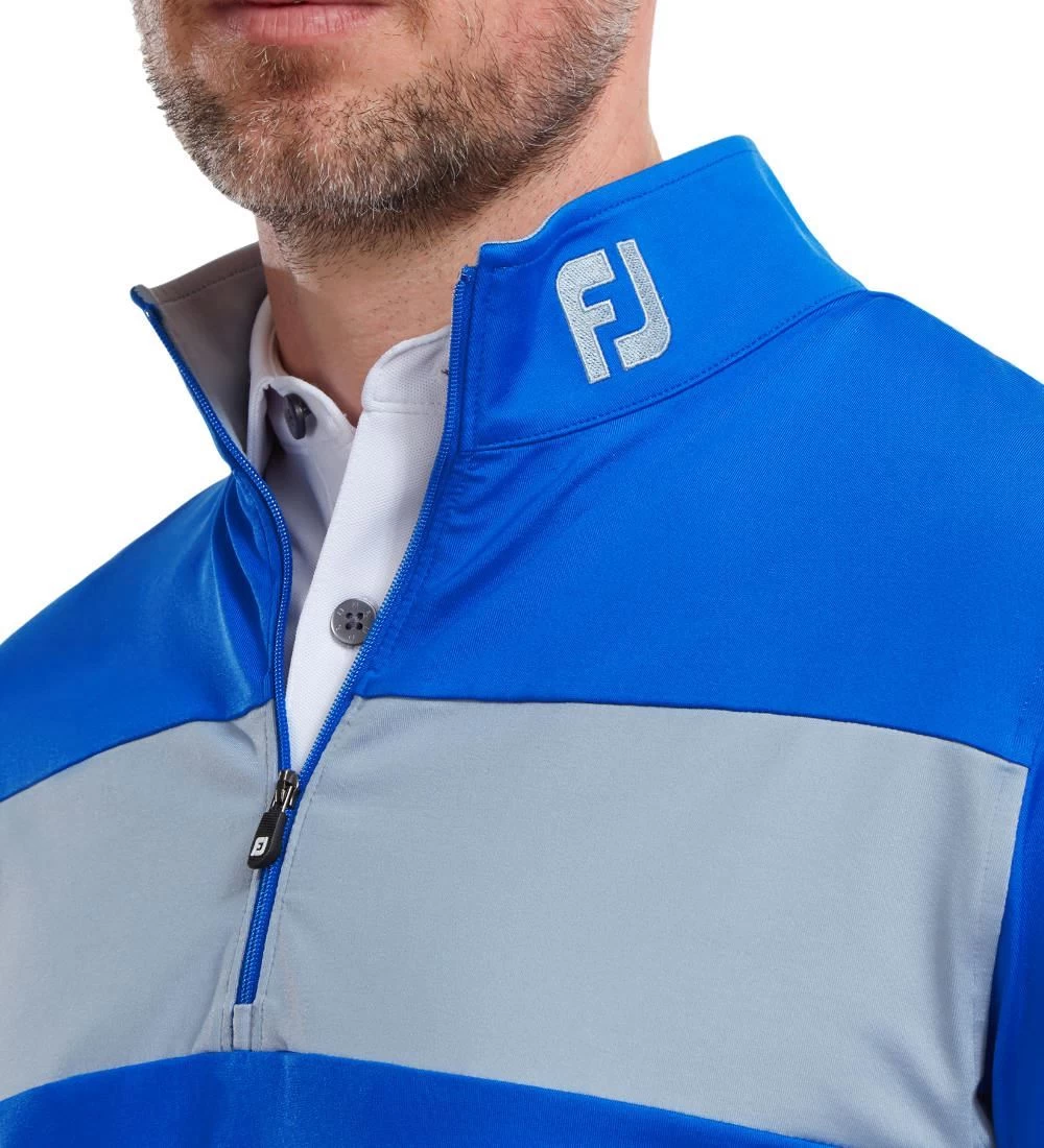 FootJoy Men's Engineered Chest Stripe Chill-Out Golf Midlayer 16 FootJoy Men's Engineered Chest Stripe Chill-Out Golf Midlayer - Image 16