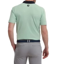FootJoy Men's Solid Stripe Placket Pique Golf Polo Shirt -All Golf Shop 0074908 footjoy mens solid stripe placket pique golf polo shirt