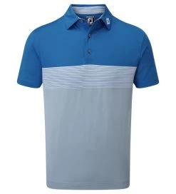 FootJoy Men's Colour Block Pique Golf Polo Shirt 23 FootJoy Men's Colour Block Pique Golf Polo Shirt -All Golf Shop 0075004 footjoy mens colour block pique golf polo shirt