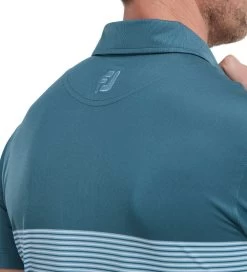 FootJoy Men's Colour Block Pique Golf Polo Shirt 38 FootJoy Men's Colour Block Pique Golf Polo Shirt -All Golf Shop 0075019 footjoy mens colour block pique golf polo shirt
