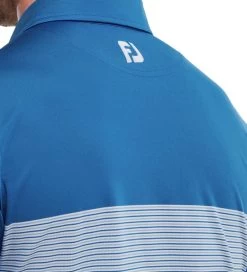 FootJoy Men's Colour Block Pique Golf Polo Shirt 39 FootJoy Men's Colour Block Pique Golf Polo Shirt -All Golf Shop 0075020 footjoy mens colour block pique golf polo shirt