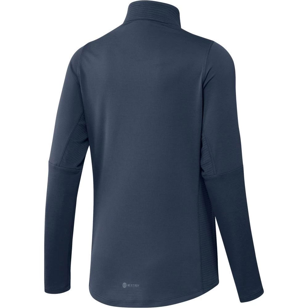 Adidas Ladies HEAT.RDY 1/4-Zip Golf Pullover 2 Adidas Ladies HEAT.RDY 1/4-Zip Golf Pullover - Image 2