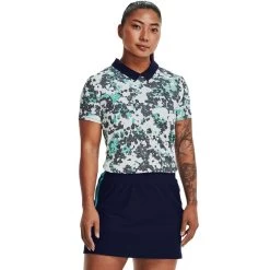 Under Armour Ladies Zinger Rise Golf Polo Shirt -All Golf Shop 0077129 under armour ladies zinger rise golf polo shirt