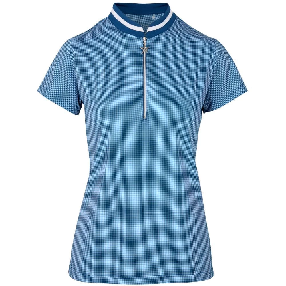 Swing Out Sister Ladies Bette Cap Sleeve Golf Polo Shirt 1 Swing Out Sister Ladies Bette Cap Sleeve Golf Polo Shirt