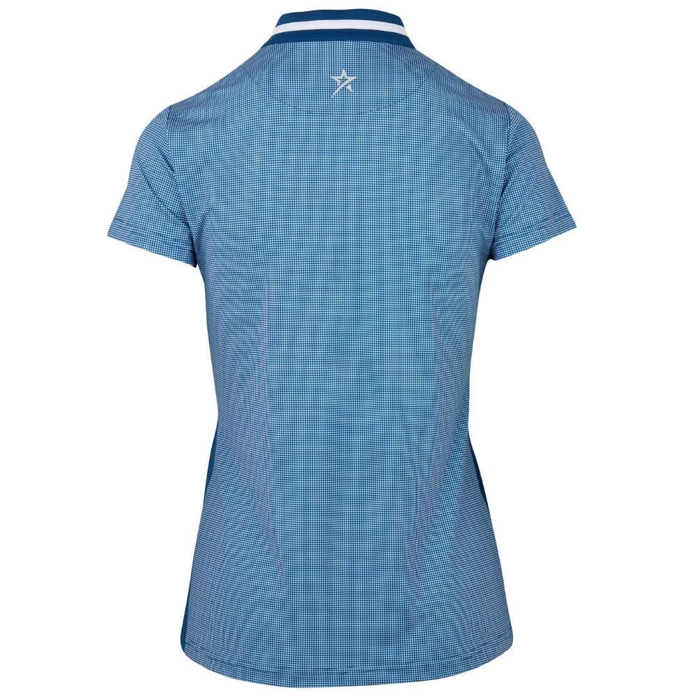 Swing Out Sister Ladies Bette Cap Sleeve Golf Polo Shirt 2 Swing Out Sister Ladies Bette Cap Sleeve Golf Polo Shirt - Image 2