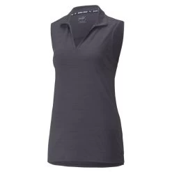 Puma Ladies Cloudspun Coast Sleeveless Golf Polo Shirt