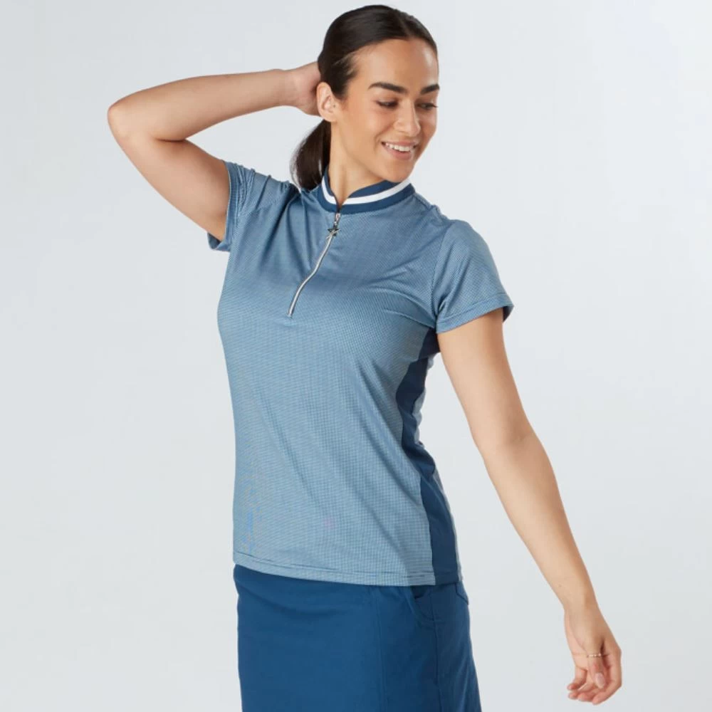 Swing Out Sister Ladies Bette Cap Sleeve Golf Polo Shirt 4 Swing Out Sister Ladies Bette Cap Sleeve Golf Polo Shirt - Image 4