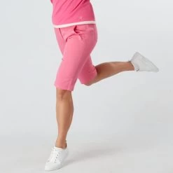 Swing Out Sister Ladies Fleur Pink Glo Drifit Golf Shorts -All Golf Shop 0078195 swing out sister ladies fleur pink glo drifit golf shorts