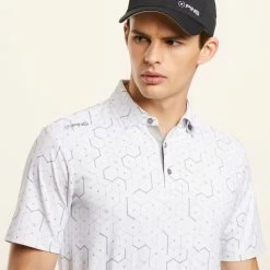PING Men's Geo Golf Polo Shirt -All Golf Shop 0078810 ping mens geo golf polo shirt