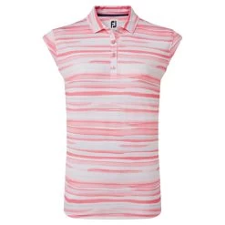 FootJoy Ladies Watercolour Lisle Golf Polo Shirt