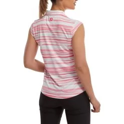FootJoy Ladies Watercolour Lisle Golf Polo Shirt 8 FootJoy Ladies Watercolour Lisle Golf Polo Shirt -All Golf Shop 0078879 footjoy ladies watercolour lisle golf polo shirt