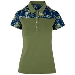 Swing Out Sister Ladies Bridgette Cap Sleeve Golf Polo Shirt