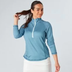 Swing Out Sister Ladies Celeste 1/4-Zip Golf Midlayer -All Golf Shop 0079509 swing out sister ladies celeste 14 zip golf midlayer