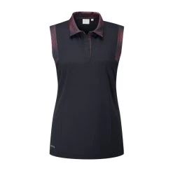 PING Ladies Evie Sleeveless Golf Polo Shirt