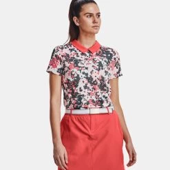 Under Armour Ladies Zinger Rise Golf Polo Shirt -All Golf Shop 0081205 under armour ladies zinger rise golf polo shirt