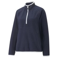 Puma Ladies Sherpa 1/4-Zip Golf Fleece