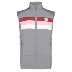 Original Penguin Men's Insulated Mixed Media 70's Golf Vest
