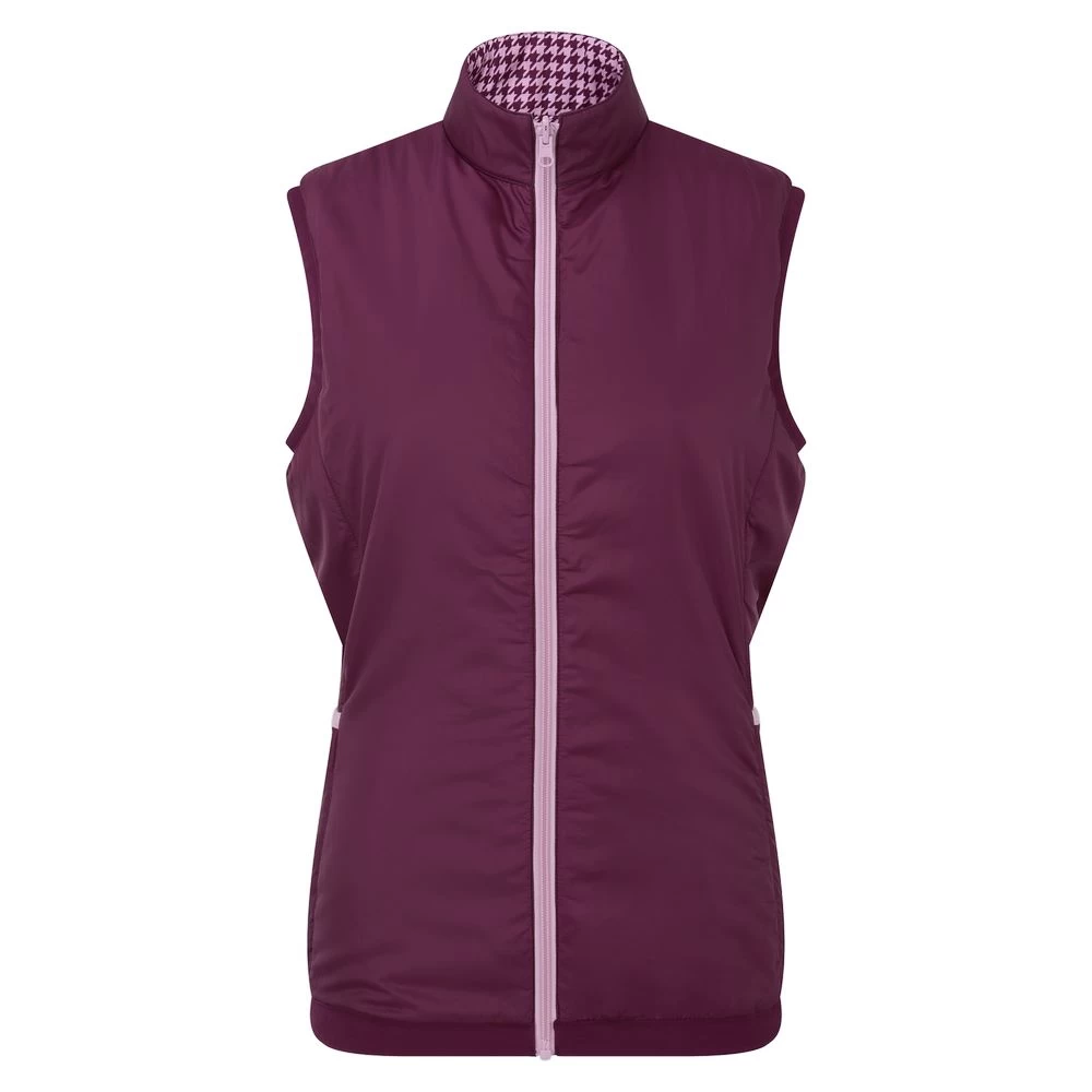 FootJoy Ladies Reversible Houndstooth Golf Vest 1 FootJoy Ladies Reversible Houndstooth Golf Vest