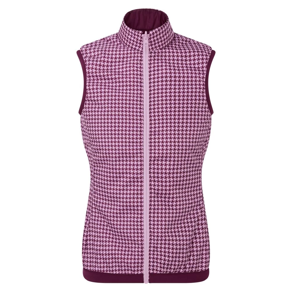 FootJoy Ladies Reversible Houndstooth Golf Vest 2 FootJoy Ladies Reversible Houndstooth Golf Vest - Image 2