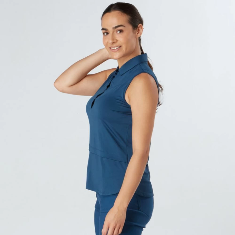 Swing Out Sister Ladies Amelie Sleeveless Golf Polo Shirt 13 Swing Out Sister Ladies Amelie Sleeveless Golf Polo Shirt - Image 13