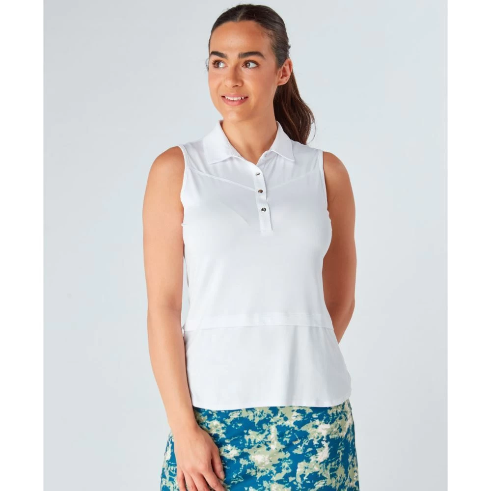 Swing Out Sister Ladies Amelie Sleeveless Golf Polo Shirt 15 Swing Out Sister Ladies Amelie Sleeveless Golf Polo Shirt - Image 15