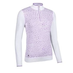 Glenmuir Ladies Janis Zip Neck Sweater -All Golf Shop 0086115 glenmuir ladies janis zip neck sweater