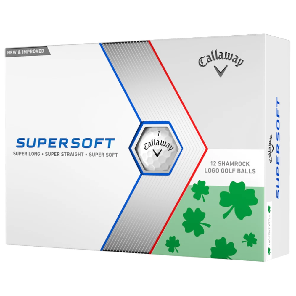 Callaway Supersoft Shamrock Golf Balls 1 Callaway Supersoft Shamrock Golf Balls