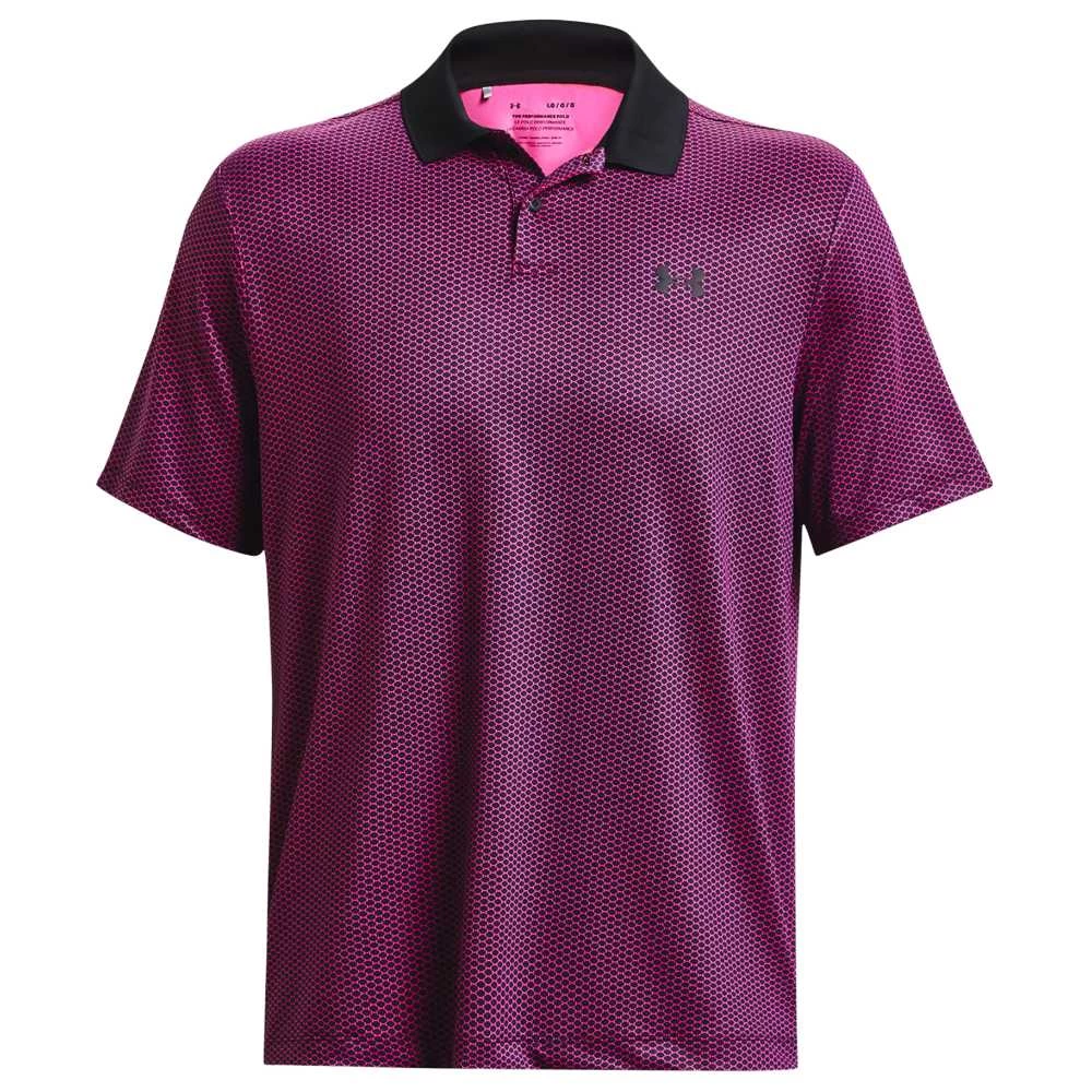 Under Armour Men's Printed 3.0 Golf Polo Shirt 1 Under Armour Men's Printed 3.0 Golf Polo Shirt